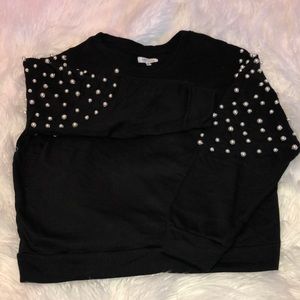 “Breakfast at Tiffany’s” Pearl Pullover Sweatshirt